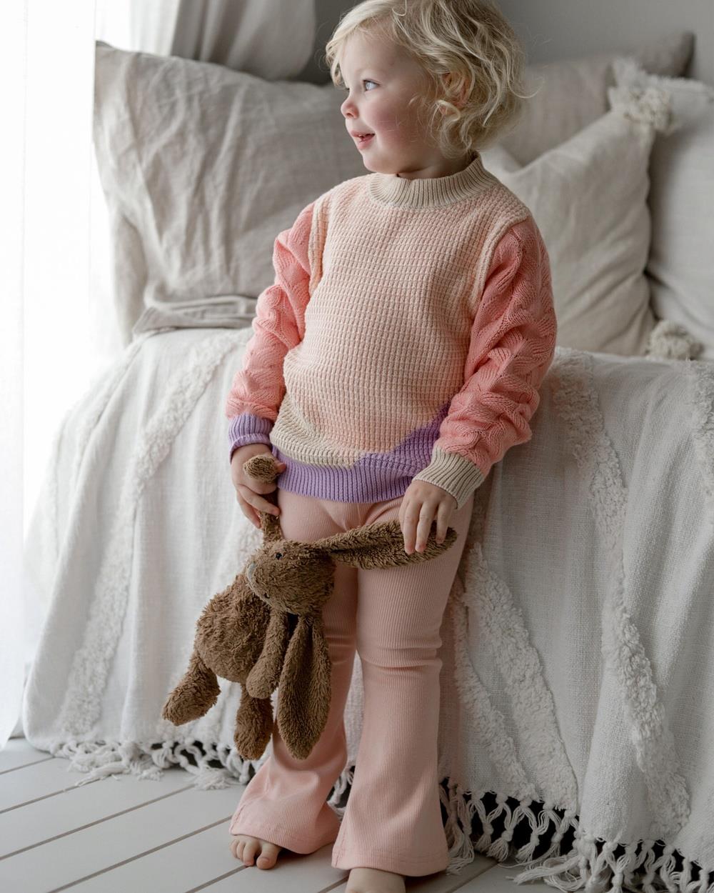 WITH LOVE FOR KIDS - Knitted Jumper Babies Kids - Jumpers & Cardigans (Frankie Pastel) Knitted Jumper - Babies - Kids