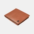 Nixon - Pass Leather Coin Wallet - Wallets (Saddle) Pass Leather Coin Wallet