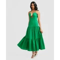 DERMA Department - Capri Maxi Dress - Dresses (Green) Capri Maxi Dress