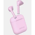 Defunc - True Talk Bluetooth Earbud - Tech Accessories (Pink) True Talk Bluetooth Earbud