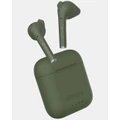 Defunc - True Talk Bluetooth Earbud - Tech Accessories (Green) True Talk Bluetooth Earbud