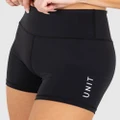 UNIT - Tempo Active Mini Short - Shorts (BLACK) Tempo Active Mini Short