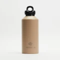 Revomax - 950ml Vacuum Sealed Insulated Stainless Bottle - Running (Sand Beige) 950ml Vacuum Sealed Insulated Stainless Bottle