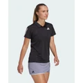 adidas Performance - Club Tennis Polo Shirt Womens - Tops (Black) Club Tennis Polo Shirt Womens