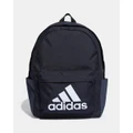 adidas Performance - Classic Badge of Sport Backpack Mens - Bags (Shadow Navy / White) Classic Badge of Sport Backpack Mens