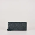 Cobb & Co - Deakin Leather Woven Wallet - Wallets (NAVY) Deakin Leather Woven Wallet