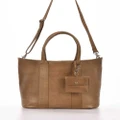 Cobb & Co - Anderson Large Leather Tote - Handbags (Tan) Anderson Large Leather Tote