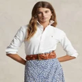 Polo Ralph Lauren - Classic Fit Cotton Oxford Shirt - Tops (White) Classic Fit Cotton Oxford Shirt