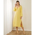 Atmos&Here Maternity - Maternity Abby Dress - Dresses (Yellow) Maternity Abby Dress