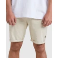 Billabong - Wave Wash Twill Shorts For Men - Shorts (OYSTER) Wave Wash Twill Shorts For Men