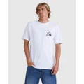 Quiksilver - Mens The Original T Shirt - T-Shirts & Singlets (WHITE) Mens The Original T Shirt