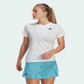 adidas Performance - Club Tennis Tee Womens - Tops (White) Club Tennis Tee Womens