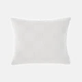 Linen House - Capri Filled Cushion - Home (White) Capri Filled Cushion