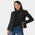 Forcast - Safira Double Breasted Blazer - Suits & Blazers (Black) Safira Double Breasted Blazer