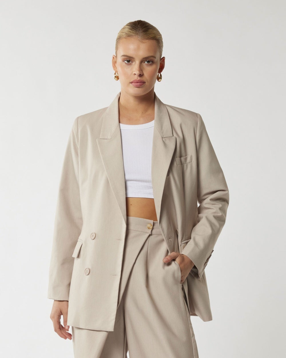 MVN - Elysium Blazer - Suits & Blazers (Stone) Elysium Blazer