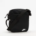 Nike - Heritage Crossbody Bag - Bags (Black, Black & White) Heritage Crossbody Bag