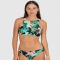 Baku Swimwear - Bermuda High Neck Swim Top - Bikini Set (Black) Bermuda High Neck Swim Top