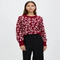 Marcs - Wild Thing Knit Jumper - Jumpers & Cardigans (Red Multi) Wild Thing Knit Jumper