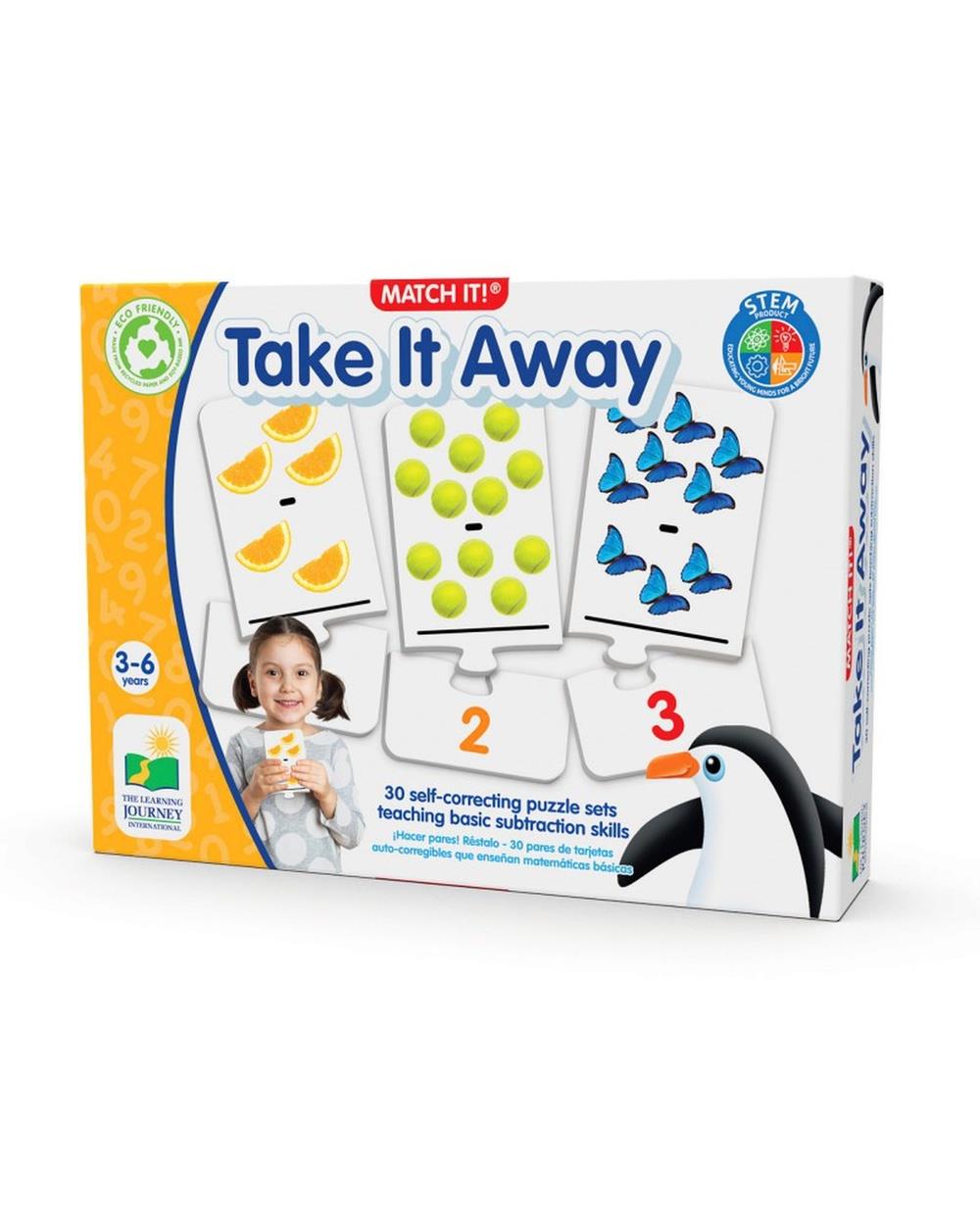 The Learning Journey - Match It Take It Away - Educational & Science Toys (Multi) Match It Take It Away