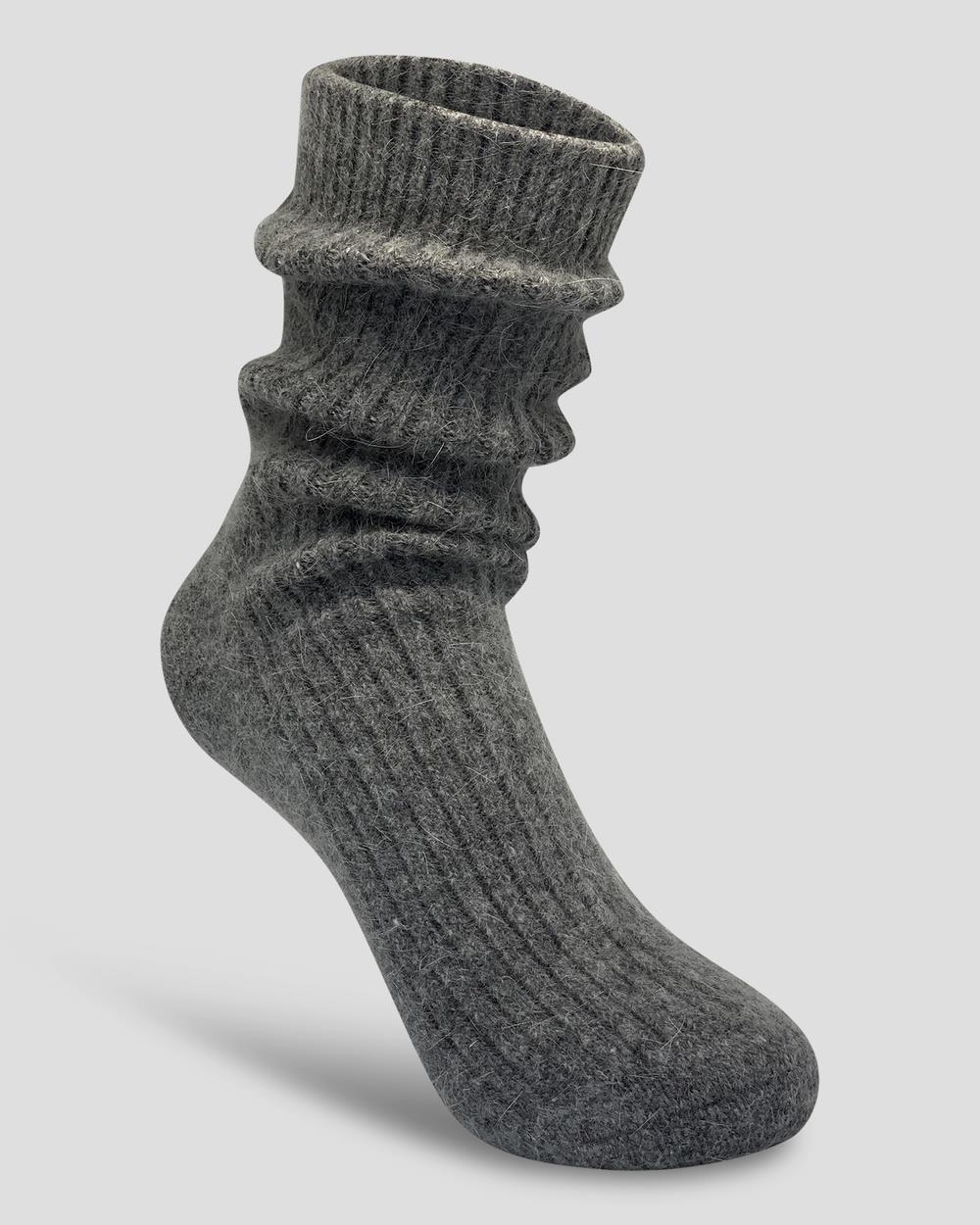 High Heel Jungle - Cashmere Sock - Socks & Stockings (Dark Grey) Cashmere Sock