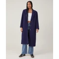 Cotton On - Button Down Coat - Coats & Jackets (Midnight Navy) Button Down Coat