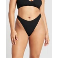 Bond-Eye Swimwear - Christy Briefs - Bikini Bottoms (Black Eco) Christy Briefs