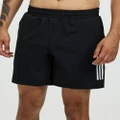 adidas Performance - Club 3 Stripes Tennis Shorts - Shorts (Black) Club 3-Stripes Tennis Shorts
