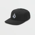 Volcom - Stone Tech Flexfit Delta - Hats (Black) Stone Tech Flexfit Delta