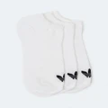 adidas Originals - Trefoil Liner Socks 3 Pack - Underwear & Socks (White & Black) Trefoil Liner Socks 3 Pack