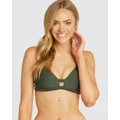 Baku Swimwear - Rococco Twin Strap Bikini Bra Top - Bikini Set (Green) Rococco Twin Strap Bikini Bra Top