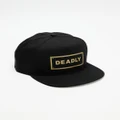 AARLI - Deadly Cap - Headwear (Black & Gold) Deadly Cap