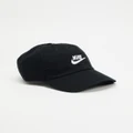 Nike - Unstructured Club Cap - Headwear (Black & White) Unstructured Club Cap