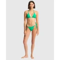Seafolly - Sea Dive Tie Side Rio Pant - Bikini Bottoms (Jade) Sea Dive Tie Side Rio Pant