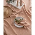 Bambury - Linen Placemat - Home (Pink) Linen Placemat