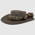 Jacaru - Jacaru 1022 Shady Lady Hat - Hats (Brown) Jacaru 1022 Shady Lady Hat