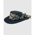 Jacaru - Jacaru 1022 Shady Lady Hat - Hats (Black) Jacaru 1022 Shady Lady Hat