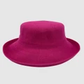 Jacaru - Jacaru 1506 Knitted Bucket Hat Large Brim - Hats (Purple) Jacaru 1506 Knitted Bucket Hat - Large Brim