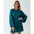 The Fated - Mily Mini Dress - Dresses (Emerald) Mily Mini Dress
