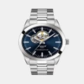Tissot - Gentleman Powermatic 80 Open Heart - Watches (Blue) Gentleman Powermatic 80 Open Heart