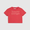 Tommy Hilfiger - Tommy Hilfiger Stitch Tee SS Teens - T-Shirts & Singlets (Laser Pink) Tommy Hilfiger Stitch Tee SS - Teens