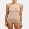 Love and Lustre - Classic Lace Camisole - Sleepwear (Nude) Classic Lace Camisole