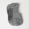 Converse - Invisible Sock 3 Pack - Underwear & Socks (Heather Marle) Invisible Sock 3 Pack