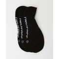 Converse - Invisible Sock 3 Pack - Underwear & Socks (Black) Invisible Sock 3 Pack