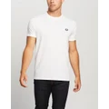 Fred Perry - Ringer T Shirt - T-Shirts & Singlets (100 White) Ringer T-Shirt