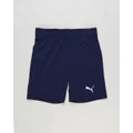 Puma - Active Interlock Shorts Youth - Shorts (Peacoat) Active Interlock Shorts - Youth