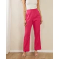 Atmos&Here - Valencia Textured Pants - Pants (Pink) Valencia Textured Pants
