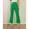 Atmos&Here - Valencia Textured Pants - Pants (Green) Valencia Textured Pants