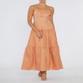 Amelius - Sorrento Linen Maxi Dress - Dresses (Apricot) Sorrento Linen Maxi Dress