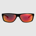 Quiksilver - Transmission Sunglasses - Sunglasses (BLACK/ML RED) Transmission Sunglasses