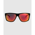 Quiksilver - Transmission Sunglasses - Sunglasses (BLACK/ML RED) Transmission Sunglasses